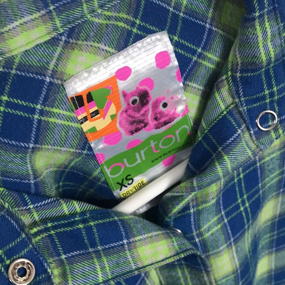 Burton Dry Ride Flannel Top - Picture 2 of 5